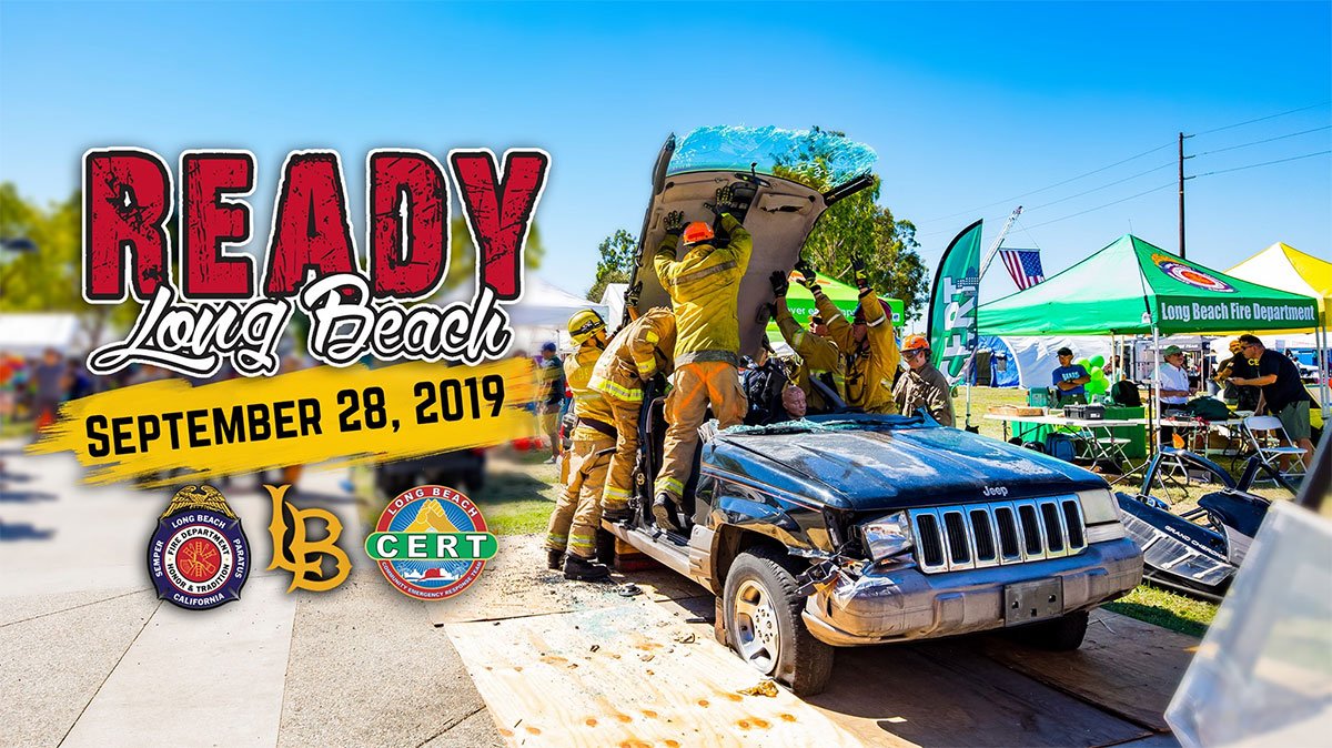 First responders and community volunteers at the READY Long Beach Expo